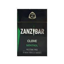 ZANZIBAR CLOVE NON TOBACCO SMOKES MENTHOL