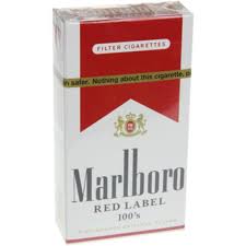 MARLBORO RED LABEL BX 100