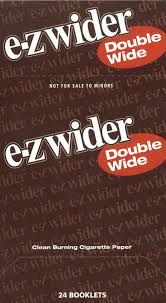 e-z  wider Brown Double Wide Rolling Papers (24)