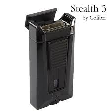 Colibri Stealth 3 Triple Jet Lighter , Black