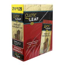 GAME LEAF  2- $1.29 SWEET AROMATIC 