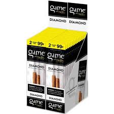 GAME 2/99  DIAMOND  NATURAL LEAF CIGARILLOS