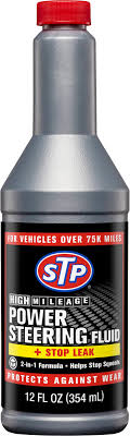 STP POWER STEERING FLUID 12FL.OZ *STOP LEAK*