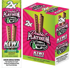 BLUNT PLATINUM KIWI STRAWBERRY 4 CIGAR WRAPS