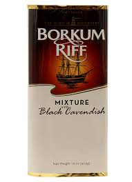 BORKUM RIFF PIPE TOBACCO BLACK CAVENDISH