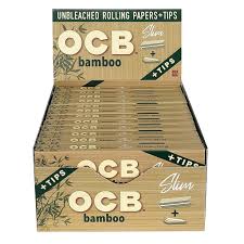OCB Bamboo Slim Rolling Papers + Tips