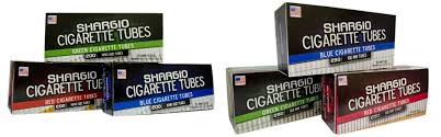 SHARGIO GREEN CIGARETTE 100MM TUBES 200