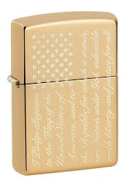 ZIPPO PLEDGE OF ALLEGIANCE