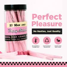 BLAZY SUSAN PINK CONES 98MM  (50)