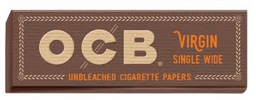OCB Unbleached Virgin Single Wide Rolling Papers