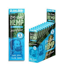 ZIGZAG HEMP WRAPS BLUE DREAM  2/99C