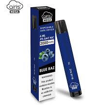 AIRIS MEGA 2000 PUFFS BLUE RAZ