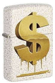 ZIPPO DRIPPY DOLLAR DESIGN