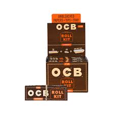 OCB Unbleached Virgin 1 1/4  Roll Kit