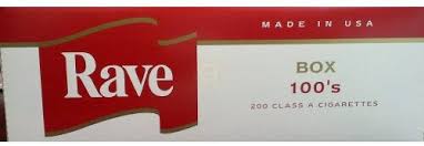 RAVE RED 100'S BOX (D)