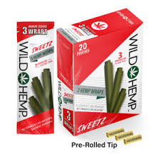 WILD HEMP SWEETZ HEMP WRAPS 4 FOR 99c