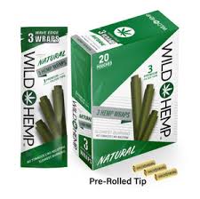 WILD HEMP NATURAL WRAPS 4 FOR 99c