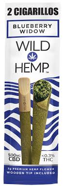WILD HEMP CIGARILLOS BLUEBERRY WIDOW
