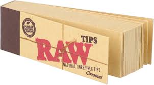 RAW NATURAL UNREFINED 50CT TIPS