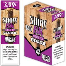SHOW BK NATURAL LEAF CIGAR HONEY BERRY 2 FOR 99c