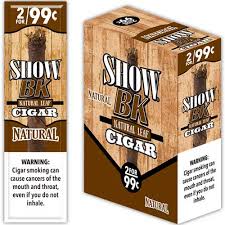 SHOW BK NATURAL LEAF CIGAR NATURAL 2 FOR 99c