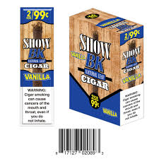 SHOW BK NATURAL LEAF CIGAR VANILLA 2 FOR 99c