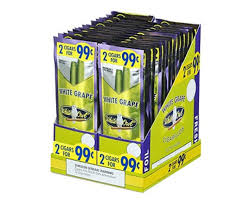 WHITE OWL CIGARILLOS WHITE GRAPE 2-99c