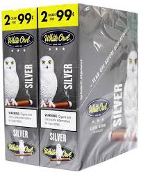 WHITE OWL CIGARILLOS SILVER 2-99c