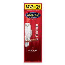 WHITE OWL CIGARILLOS STRAWBERRY 2-99c