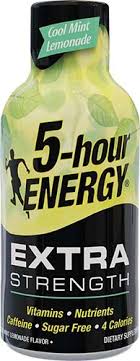 5 HOUR ENERGY  EXTRA STRENGTH COOL MINT LEMONADE
