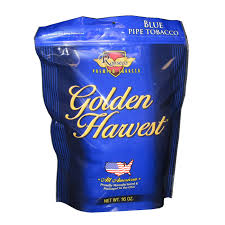 GOLDEN HARVEST BLUE PIPE TOBACCO  6OZ.