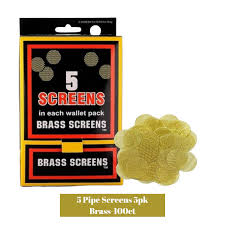 GOLD PIPE SCREEN HEAVY WEIGHT 5PC/100CT