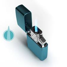 ZIPPO LETTER INSERT SINGLE BLUE TORCH