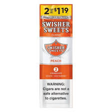 SWISHER SWEETS PEACH 2-$1.19