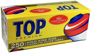 TOP TUBES GOLD King Size 250ct