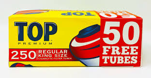 TOP TUBES REGULAR King Size 250ct