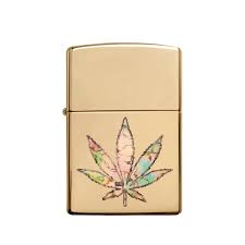 ZIPPO POT LEAF FUSION DESIGN