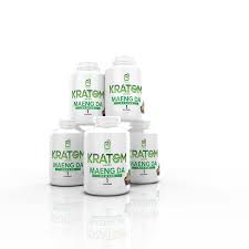 NJOY KRATOM 75CT CAPSULE BOTTLE WHITE MAENG DA