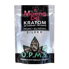 OPMS SILVER RED VEIN SUMATRA 72GM 120CT CAPSULES