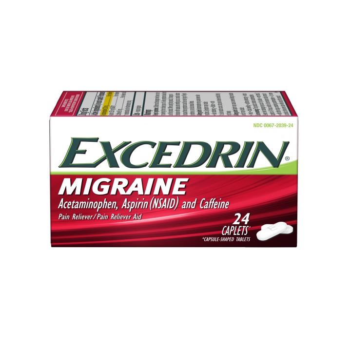 EXCEDRIN MIGRAINE CAPLET 24'S