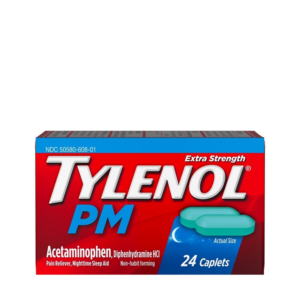 TYLENOL PM CAPLET 24'S