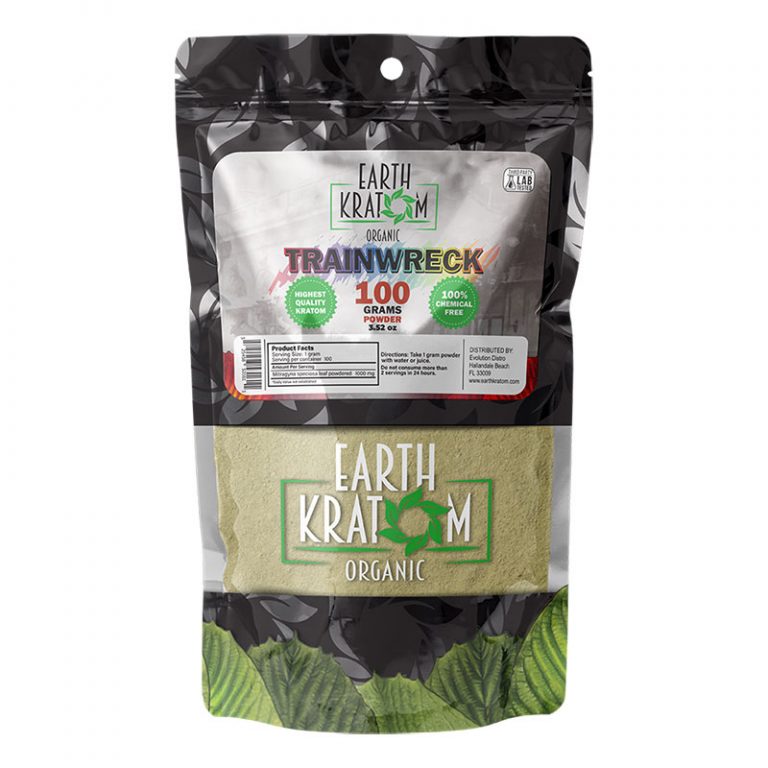EARTH KRATOM TRAINWECK 100 GM POWDER