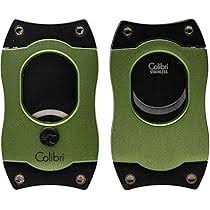 COLIBRI S-CUT CIGAR CUTTER , GREEN +BLK BLADES
