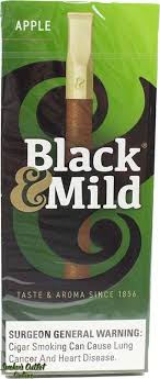 BLACK & MILD APPLE PT CIGAR 10/5PK.