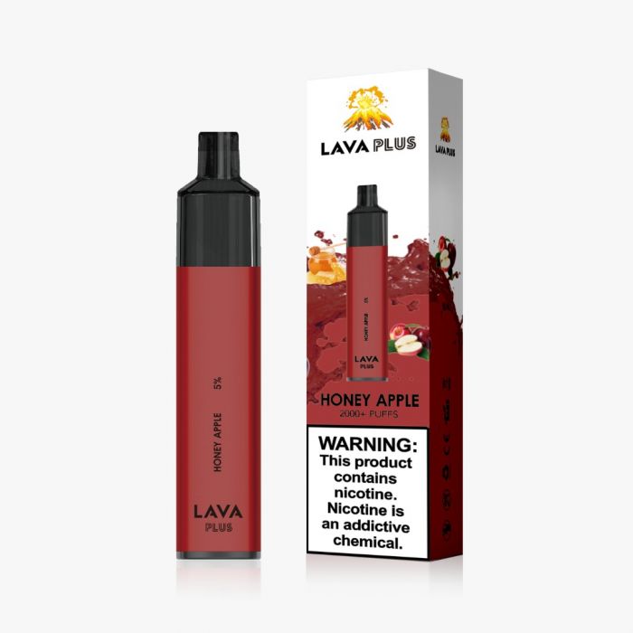 LAVA PLUS APPLE HONEY 2000 PUFFS (10)