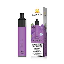 LAVA PLUS ICE GRAPE 2000 PUFFS (10)
