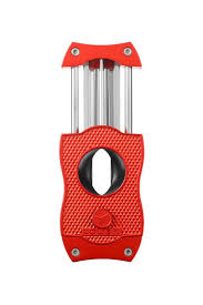 COLIBRI DIAMOND V-CUT CIGAR CUTTER , RED
