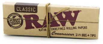 RAW CONNOISSEUR CLASSIC 1 1/4+ TIPS (24)