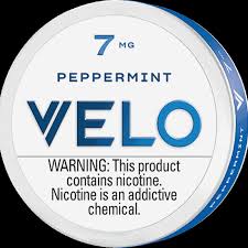 VELO PEPPERMINT 7MG NICOTINE POUCHES  5CT