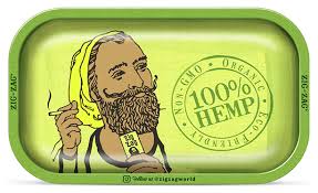 ZIG-ZAG SMALL HEMP ROLLING TRAY